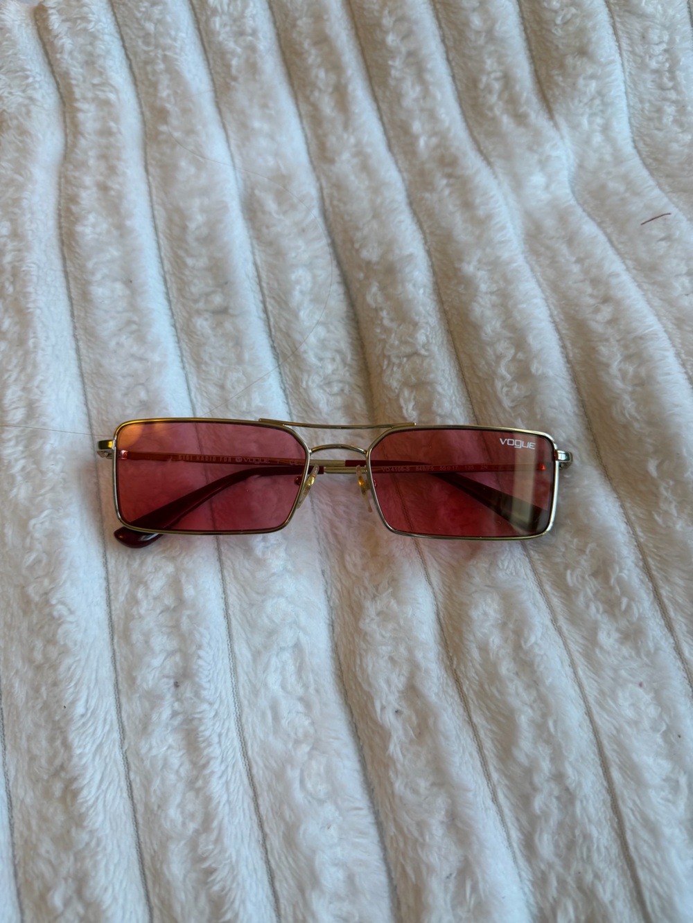 Vogue Sunglasses with Red Lenses
